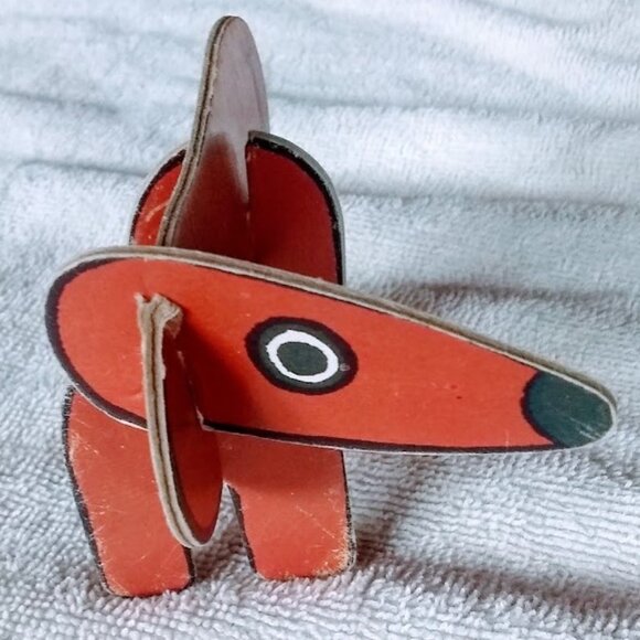 20% OFF  Vintage 3D 4-Puzzle Cartoon Animals Set – c 1960s - Picture 9 of 15